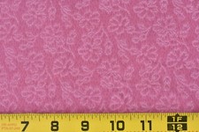 By 1/2 Yd, Pink Floral on Pink Quilt Cotton, P6986