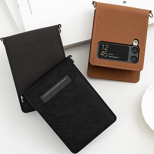 Sauvanuel натуральной кожи Kago чехол Galaxy Z Flip3 сделано в Корее - Изображение 2 из 4