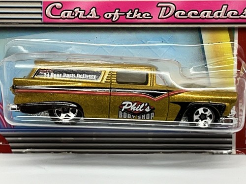 Hot Wheels 56 Ford Wagon 8 Crate “Phil’s Body Shop” Delivery 1:64 DieCast New - Picture 6 of 23