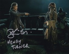 BRENTON THWAITES signed Autogramm 20x25cm PIRATES CARIBBEAN in Person autograph