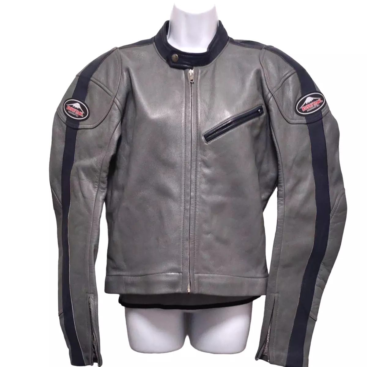 Kushitani Hamamatsu Vintage Motorcycle Jacket Leather | eBay