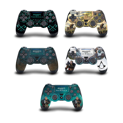 OFFICIAL ASSASSIN'S CREED VALHALLA KEY ART VINYL SKIN FOR DUALSHOCK 4 CONTROLLER