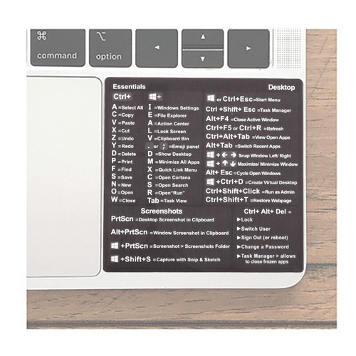 Windows PC Reference Keyboard Shortcut Sticker Adhesive for PC Laptop Desktop-wf - Bild 2 von 15