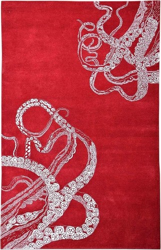 New Rug USA Octopus Handmade Tufted Modern Design 100% Woolen Area Rugs - Picture 47 of 72