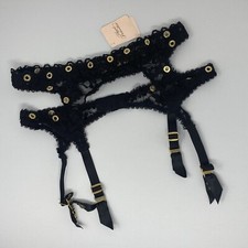 Agent Provocateur Stevie Black Suspender AP3 Medium NWT 220