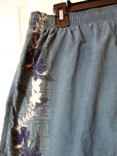 SZ M MENS SWIM TRUNKS GREEN CROFT & BARROW SPORT 4 POCKETS EUC - Picture 4 of 9