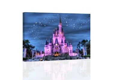Disney Castle - CANVAS OR PRINT WALL ART