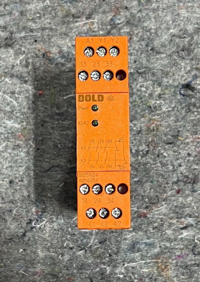 Dold & Sohne BG5924.48/60 AC115V 50/60HZ Emergency Stop Module Safety Relay 24V