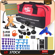 Car Paintless Dent Repair Kit - Easy Dent Removal With Puller Glue Gun Tabs