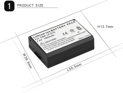 Batterie pour Canon EOS 1100 / 1300D LP-E10 LPE10 LP-E 10 ACCU - Photo 1/4