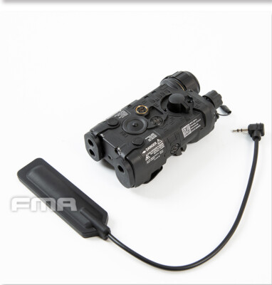 NGAL ライト・レーザ　fma製　ブラック FMA LAB PEQ-NGAL LED Light Flashling + IR Red Laser Rail