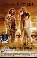 JOHN GOODMAN SIGNED THE BIG LEBOWSKI 11X17 PHOTO BECKETT BAS COA