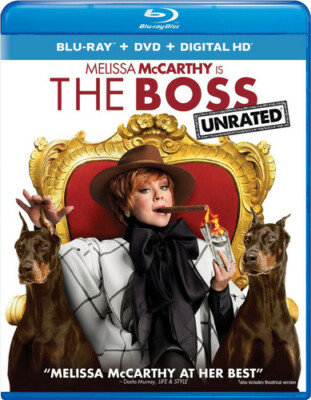 The Boss (Blu-ray, DVD, Digital, 2016) Unrated Melissa McCarthy  25192294594|