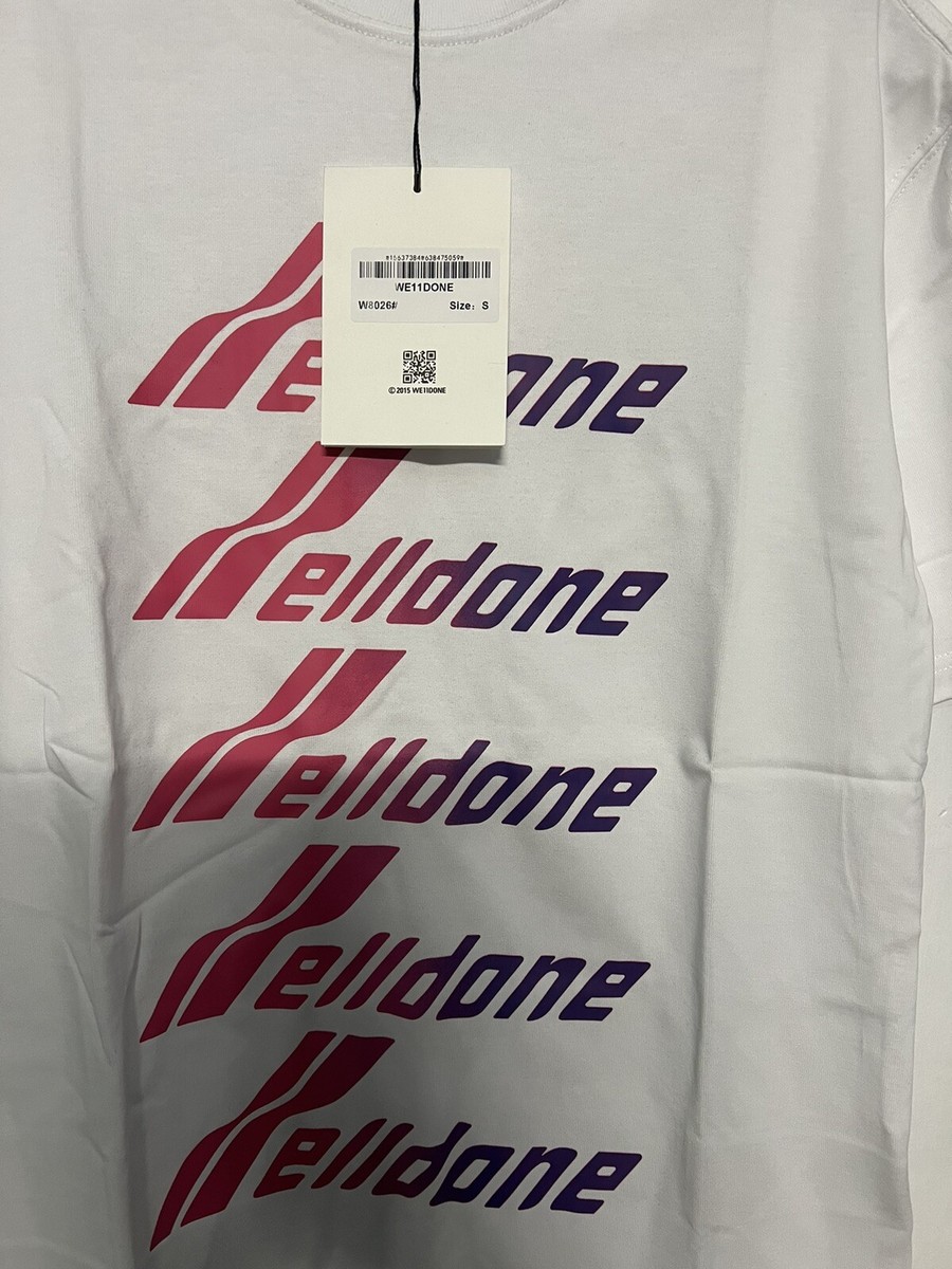 WE11DONE Logo T-shirt Size S | eBay