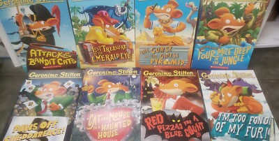 Scholastic Geronimo Stilton Books 1-8 My First Eight Adventures