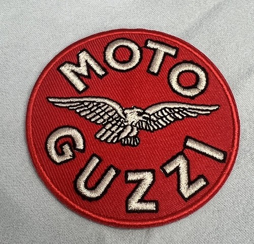 π₯ MOTO GUZZI Italian Italy Motorcycle Bike Embroidered Iron On ~ Sew On Patch - Picture 4 of 5