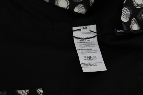 DOLCE & GABBANA Dress Blue Geometric Cotton A-Line Gown IT38/ US4 / XS RRP $1400 - Picture 7 of 9