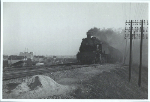 Train à vapeur  Vintage albumen print Tirage argentique  8x11  Circa 194 - Photo 1/1