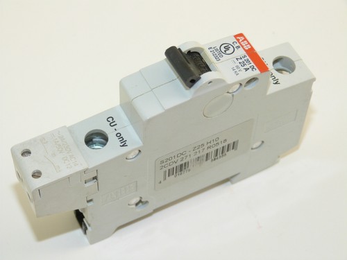 ABB S201DC-Z25 1p 25a 60v Interruttore DC/AC NUOVO ECCEDENZA - Foto 1 di 2