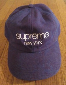 supreme canvas hat