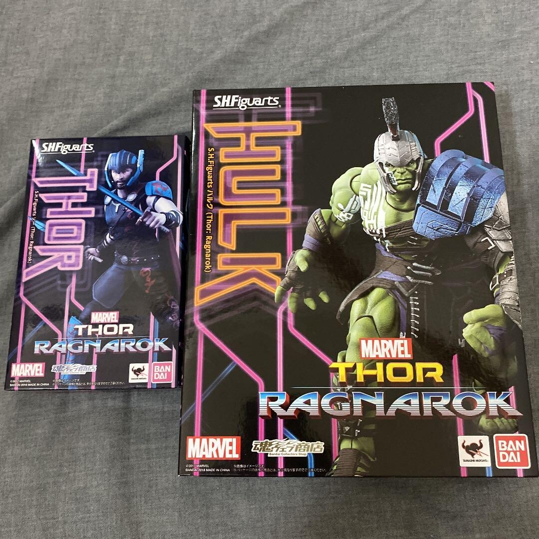BANDAI Figuarts Marvel HULK THOR RAGNAROK SET Action Figure