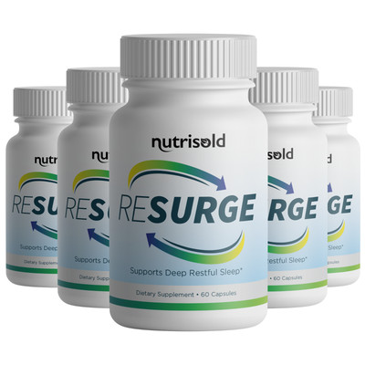 Resurge Supports Deep Restful Sleep 5 Bottles 300 Capsules