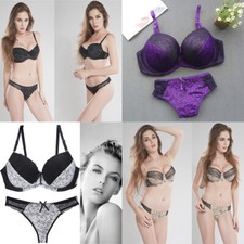 Women  s Push Up Bra And Panty Set Bra Sets Lace Underwear 34-42 B C D E Cup
