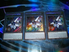 3x Number 38: Hope Harbinger Dragon Titanic Galaxy Secret Rare RA02-EN036