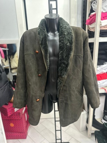 Dibi Shearling Shearling Men's Size 52 Green LLV1229