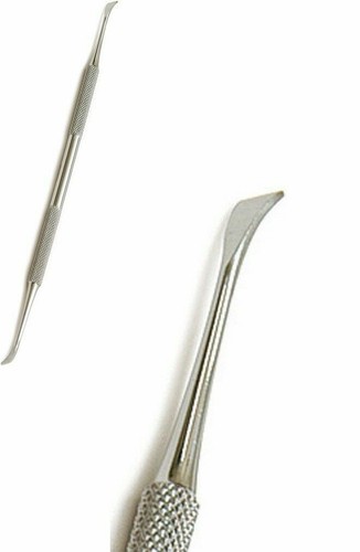NJ LMS Satin Edge Spingi Cuticole e Smalto Pulitore Bellezza Manicure Pedicure - Foto 12 di 12