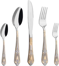 Silverware Set Limited Edition – 20 Piece Flatware Set – Cutlery Set for 4 – ...