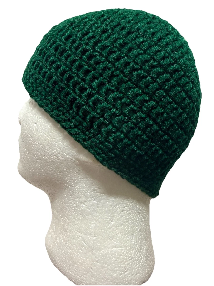 Handmade Green Beanie Hats for Men for sale | eBay display picture 3
