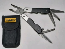 Blackstone Multi Tool with Nylon Pouch - Pliers, Knife, Screwdrivers