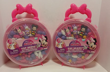 Disney Minnie Pop Beads Craft Kit for Kids Brand New Sealed Set of 2