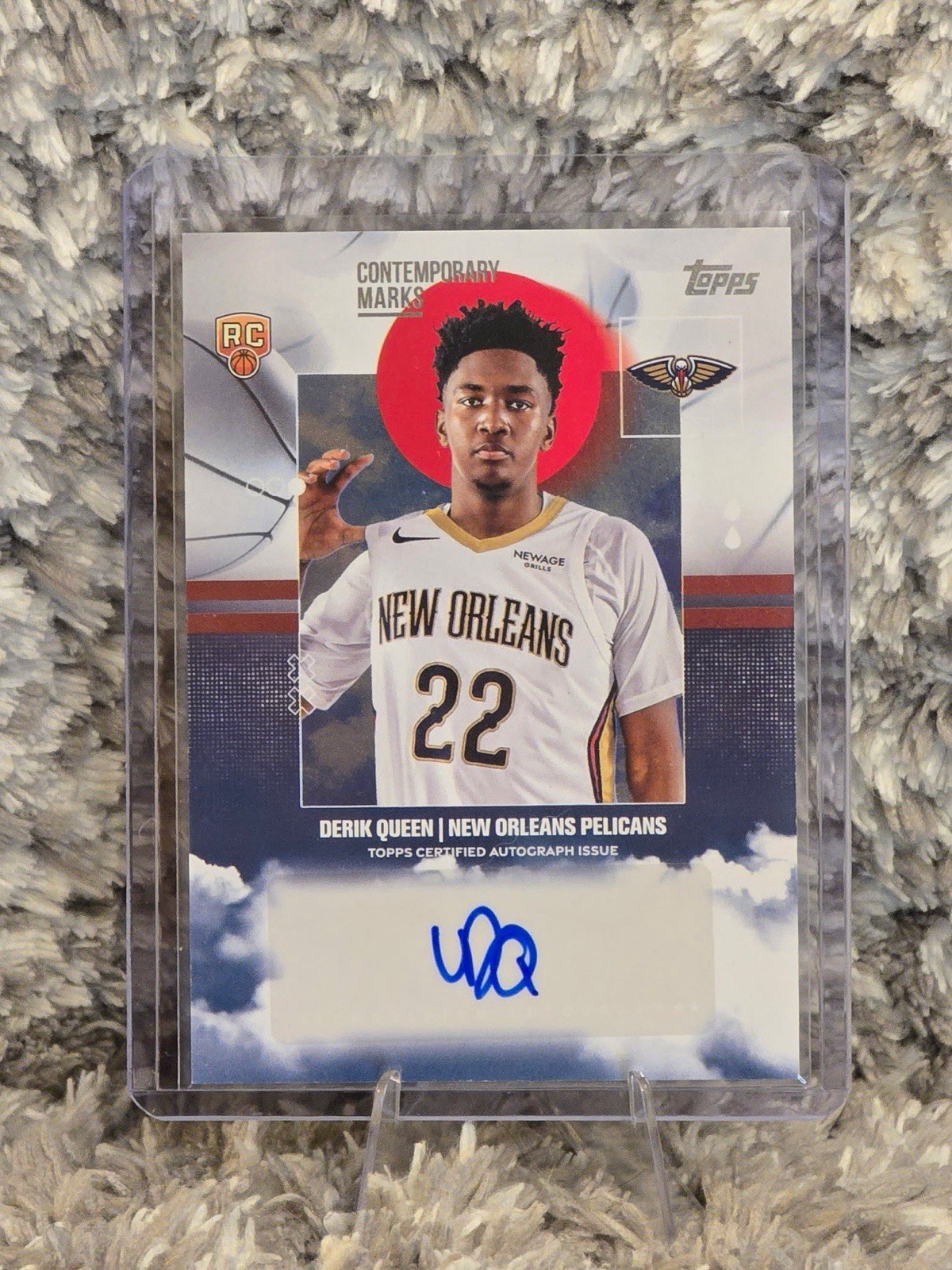 2025-26 Topps Flagship Derik Queen Contemporary Marks Rookie RC Auto #CM-DQ