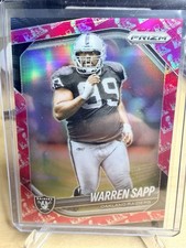 2025 Panini Prizm Football Warren Sapp Super Bowl LX Prizm /60 Raiders