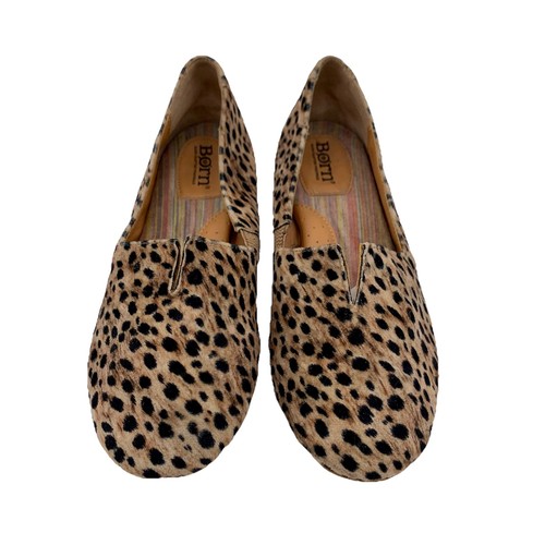 Zapatos Mocasines Born Ballet Planos Cómodos Sin usar, en caja, Leopardo Animal Mujer 7M Sebra - Imagen 2 de 9