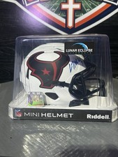 CJ Stroud ROOKIE YEAR signed Mini helmet Lunar Eclipse Fanatics Authentication