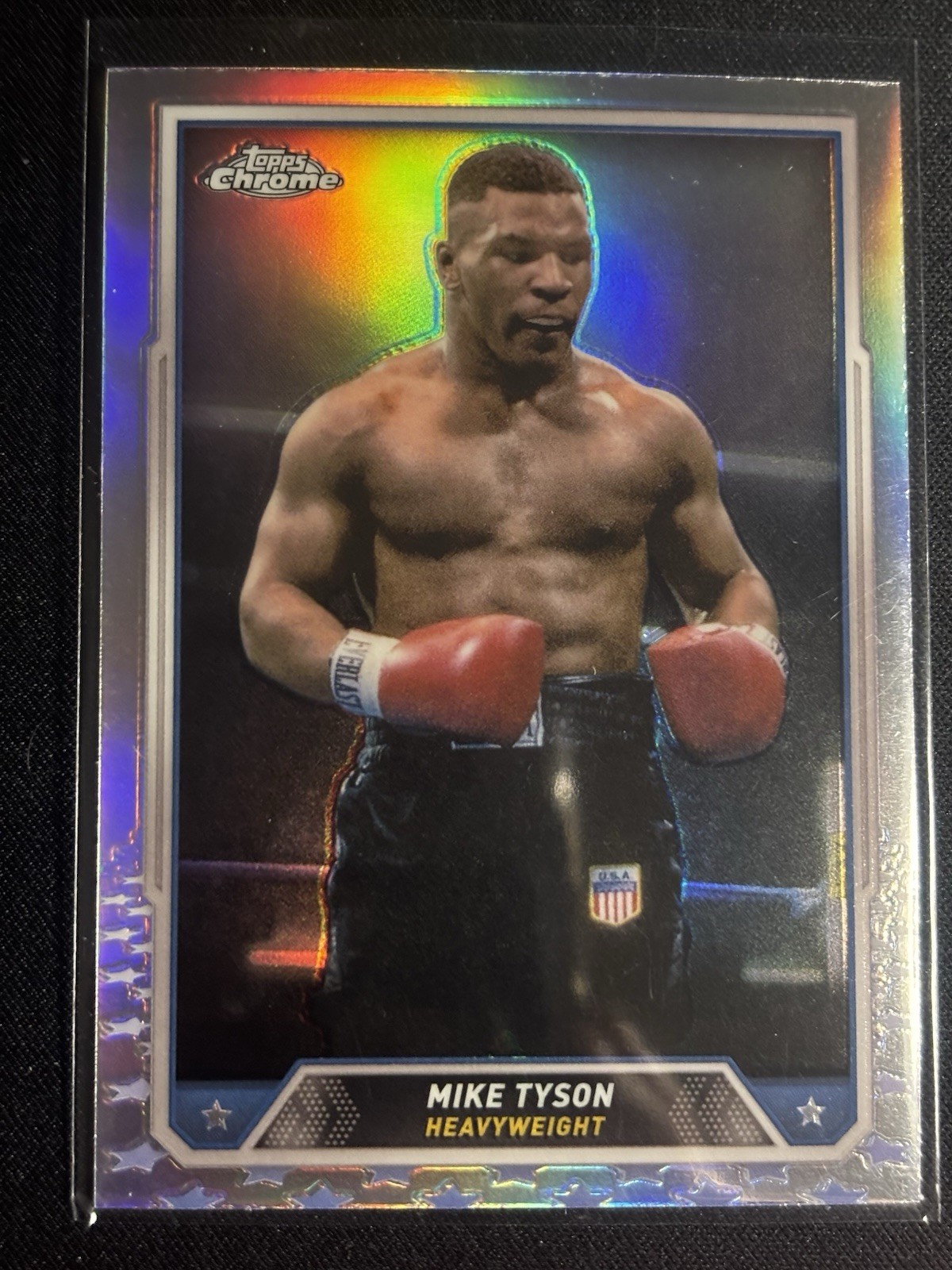 2024 Topps Chrome Mike Tyson Refractor #35