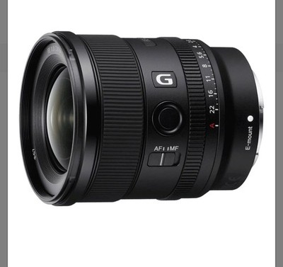 sony fe 20mm f/1.8 g ultra wide angle lens