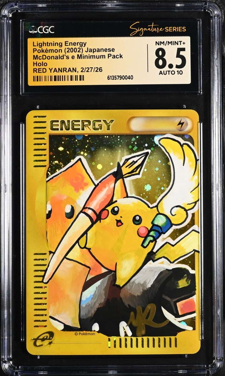 CGC 8.5 NM/MINT+ AUTO 10 Energy Red Yanran Sig. Illustrator