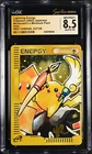 CGC 8.5 NM/MINT+ AUTO 10 Energy Red Yanran Sig. Illustrator Pikachu Pokémon 2002