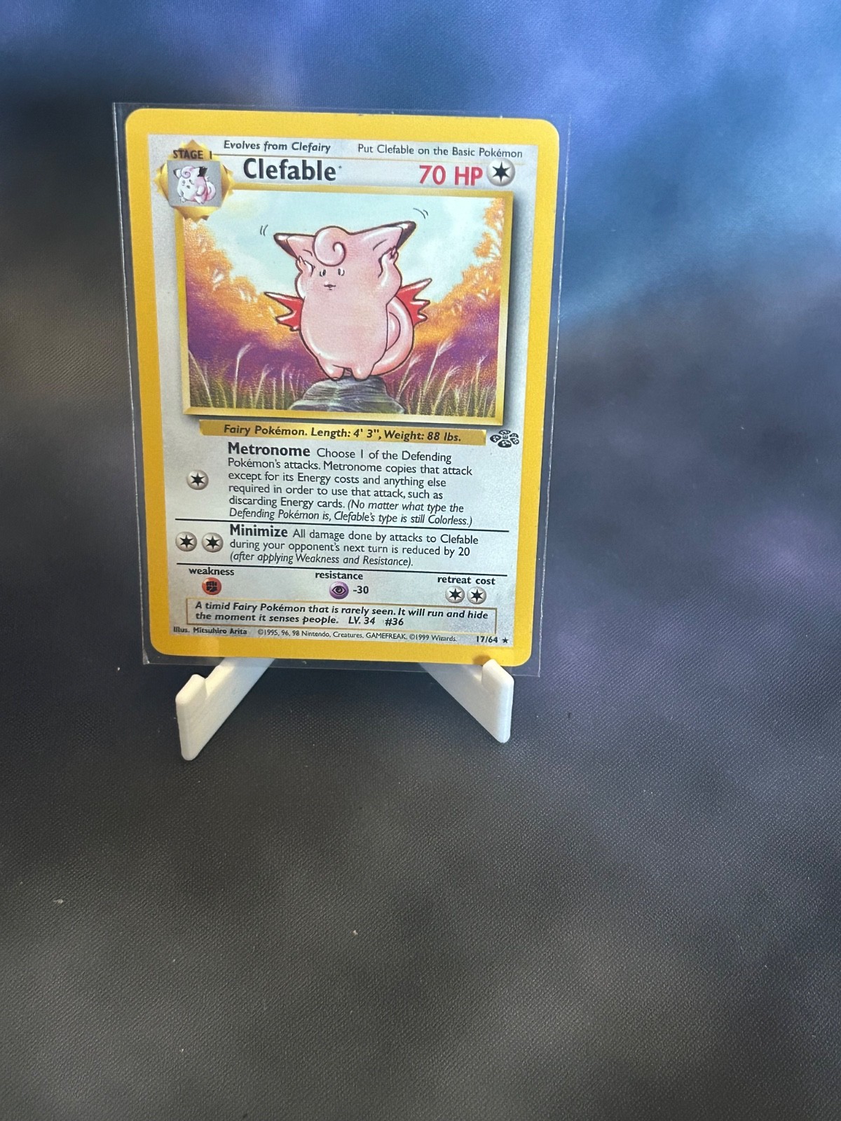 Clefable 17/64 Jungle Regular NM