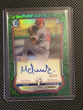2026 Bowman Chrome Moises Chace Green Grass Auto /99 & Purple Refractor /250 RC