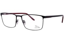 Jaguar 33603 6101 Eyeglasses Men's Black/Burgundy Full Rim Rectangle Shape 60mm