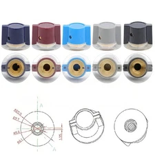 Vintage Style Knob Hifi Guitar AMP Effect Pedal Knob For Marconi Neve 26X18mm