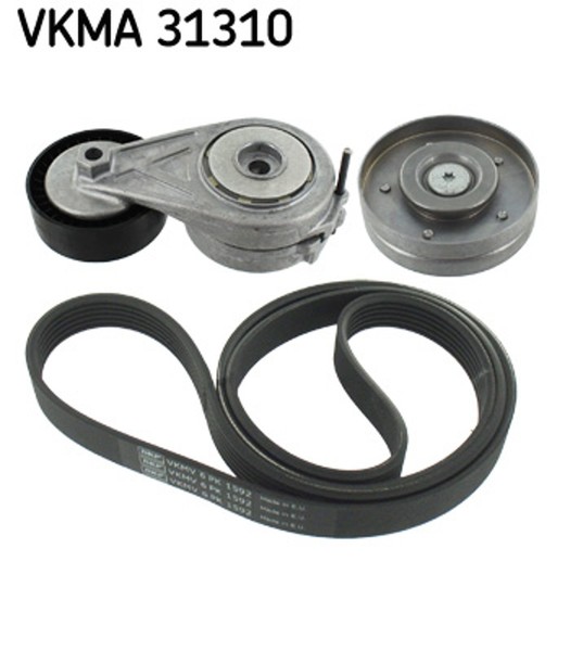 Keilrippenriemensatz SKF Vkma 31310 FüR Seat Audi A4 B8 8K2 Avant 8K5 A5 8T3 8F7-image