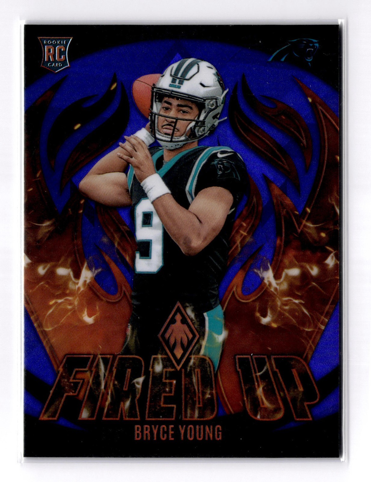 Bryce Young 2023 Panini Phoenix - Fired Up #FU-4 Purple /99 (RC)