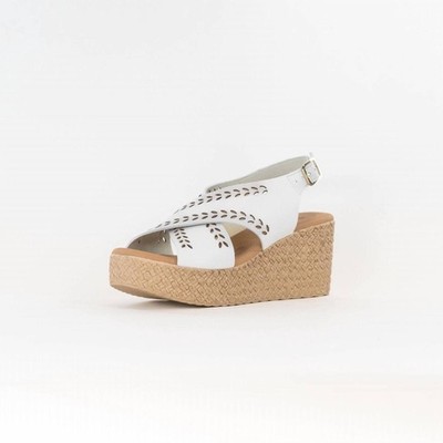 Eric Michael Women's Bobbie Sandal White