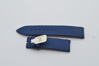 ULYSSE NARDIN LEDER ARMBAND 18MM FÜR DORNSCHLIESSE 16MM 18-16 BLAU NEU SAMT